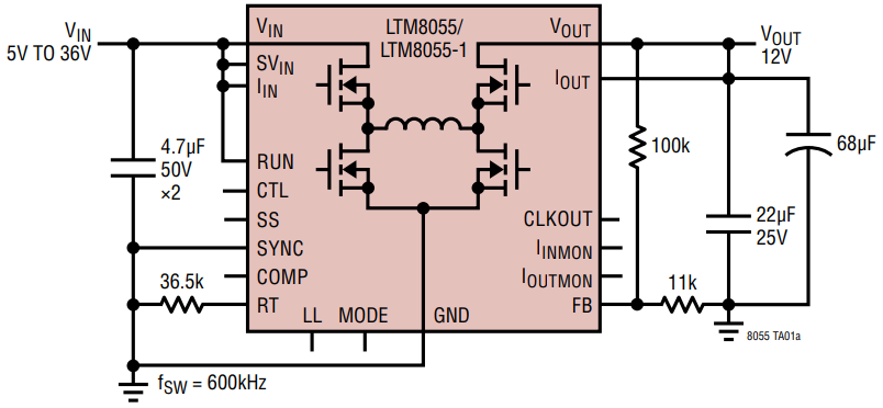 LTM8055EY-1 PBF